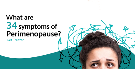 What are 34 symptoms of perimenopause?